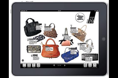 Net-a-Porter iPad app